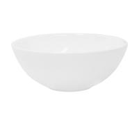 ML-Design Lavabo Sobre Encimera, Ø 28x11,6cm, Cerámica, Diseño Redondo, Lavadero Blanco Brillante, Lavamanos Sobremesa Sanitario Baño o Aseo, Moderno y Elegante, Pila Común sin Válvula de Desagüe
