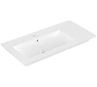 Lavabo con mueble Venticello de Villeroy & Boch, lavabo a la izquierda, 1 agujero para grifo, con rebosadero, 1000x500mm, 4134L1R1, Color: Cerámica Blanca