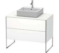 Lavabo consola Duravit XSquare, de pie, 2 extraíbles, 1000x778x548mm, XS492101818, Color: Blanco Mate Decoración