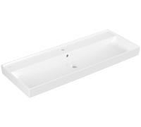 Lavabo con mueble Villeroy & Boch Collaro, 1200 x 470 mm, con rebosadero, sin suelo, 4A33C501, Color: blanco-alpino