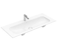 Lavabo de armario Finion de Villeroy & Boch, sin rebosadero, 1 agujero para grifo, 1200x500mm, 4164C2R1, Color: Cerámica Blanca