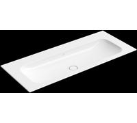 Lavabo de armario Finion de Villeroy & Boch, sin rebosadero, sin agujero para grifo, rectangular, 1200x500mm, 4164C3R1, Color: Cerámica Alpina BlancaPlus