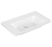 Lavabo de armario Subway 3.0 de Villeroy & Boch, sin agujero para grifo, sin rebosadero, sin pulir, 800x470mm, 4A7083R1, Color: Cerámica Blanca