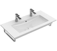 Lavabo de armario Venticello de Villeroy & Boch, 2 agujeros para grifería, con rebosadero, 1000x500mm, 4104AK01, Color: Blanco