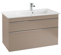 Lavabo de armario Venticello de Villeroy & Boch, lavabo a la derecha, 1 agujero para grifo, con rebosadero, 1000x500mm, 4134R101, Color: Blanco