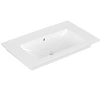 Lavabo de armario Venticello de Villeroy & Boch, sin agujero para grifo, con rebosadero, 800x500mm, 41048JR1, Color: Cerámica Blanca