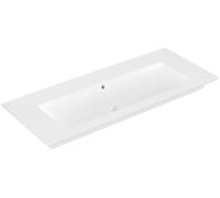 Lavabo de armario Venticello de Villeroy & Boch, sin agujeros para grifería, con rebosadero, 1200x500mm, 4104CJR1, Color: Cerámica Blanca