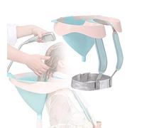 Lavabo de Champú Plegable para Acampar, Lavabo de Pelo con Tubo de Drenaje, para Personas Mayores Discapacitadas Embarazadas, Bañera Hinchable para Cama y Silla