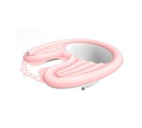 Lavabo De Champú Portátil Para Uso Junto a La Cama, Lavabo De Champú De Cama Con Desagüe, Adecuado Para Mujeres Embarazadas Adultos Mayores, Se Puede Utilizar Para Lavar Y Teñir El Cabello (Rosa)