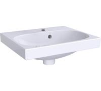 Geberit Acanto lavamanos, 1 agujero de grifo en el centro, con rebosadero, 450x380mm, 500636012, Color: Blanco - CM