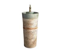 Lavabo De Pedestal Para Baño B&B Art Columna Lavado Balcón Retro Piso Lavabo De Pie Lavabo Creativo Lavabo De Pedestal Para Baño