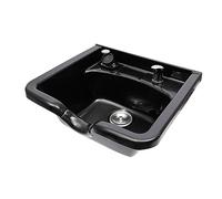 Lavabo de peluquería negro Lavabo móvil Head Spa Peluquería Lavabo Salón Champú Peluquería Común En El Salón De Cosmética O Baño, En Casa O En El Baño