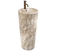 Lavabo De Pie Rea Blanka Savana Matt Beige 40X40X85Cm