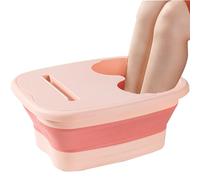 Lavabo de pies - Bandeja portátil de remojo de pies, bañera masajeadora de pies, baños de pies y bañera de spa portátil para mujeres | Niños, hombres, entrada de piscina para personas mayores