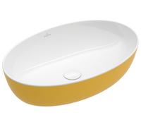 Lavabo de sobremesa Artis de Villeroy & Boch, 610x410mm, sin rebosadero, 419861BCW9, Color: Verano indio