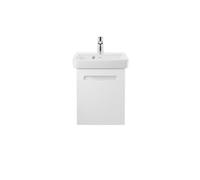 Lavabo Duravit nº 1, con agujero para grifo, con rebosadero, 500x400, parte inferior acristalada, blanco, 0743500000