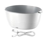 Lavabo eléctrico impermeable para frutas y productos | Diseño impermeable de doble capa que separa los alimentos de manera eficiente mientras que la limpieza automatizada de alta