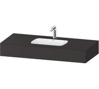 Lavabo empotrado con consola Collection One de Duravit, 1200x550x170mm, QA4692080800000, Color: supermercado de grafito