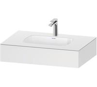 Lavabo empotrado con consola Collection One de Duravit, 800x550x170mm, QA4690018180000, Color: Blanco Mate