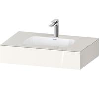 Lavabo empotrado con consola Collection One de Duravit, 800x550x170mm, QA4690022220000, Color: Blanco brillo intenso