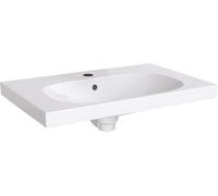 Geberit Acanto lavabo 75x48.2 cm rectangular clásico-para mueble blanco brillante 500.622.01.2