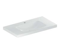 Lavabo Geberit iCon Light, 90 cm x 48 cm, con agujero para grifo, sin rebosadero,501840, 501.840.00.6, Color: blanco/KeraTect