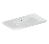Lavabo Geberit iCon Light, 90 cm x 48 cm, sin agujero para grifo, con rebosadero,501840, 501840003, Color: blanco - CM