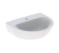 Lavabo Geberit Renova, 1 agujero para grifo, sin rebosadero, anchura: 55cm, 500578018, Color: Blanco, con KeraTect - CM