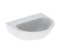 Lavabo Geberit Renova, sin agujero para grifo, sin rebosadero, anchura: 55cm, 500.598.01.1, Color: Blanco