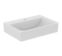 Lavabo Ideal Standard Connect, 1 agujero para grifo, sin rebosadero, 650x460x175mm, E810601, Color: Blanco