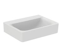 Lavabo Ideal Standard Connect, sin agujero para grifo, sin rebosadero, 600x460x175mm, E810201, Color: Blanco