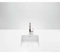 Lavabo individual Dornbracht, 450x400mm, acero esmaltado, 38450002-62, Color: blanco mate