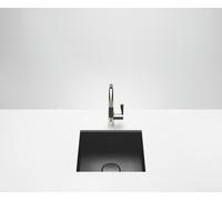 Lavabo individual Dornbracht, 450x400mm, acero esmaltado, 38450002-71, Color: Negro Mate