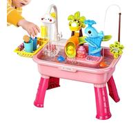 Lavabo Infantil Con Agua Fluyendo - Mesa De Agua Funciona Con Pilas-Sp