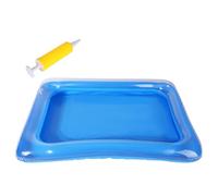 Lavabo inflable para pies de piscina, lavabo de baño de pies de piscina, lavabo de baño con bomba para escalera de entrada de piscina, bandeja de baño portátil para bañera de hidromasaje, spas,