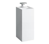 Lavabo LAUFEN Kartell, independiente, 3 agujeros para grifos, sin rebosadero, 375x435x900, H811331A001581, Color: Blanco con LCC Activo