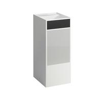 Lavabo LAUFEN Kartell, independiente, sin grifo, sin rebosadero, 375x435x900, H811331D031121, Color: Superficies de color gris - negro