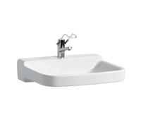 Lavabo LAUFEN Pro Liberty, sin barreras, 1 agujero para grifo, sin rebosadero, 650x550mm, H8119530001561