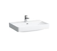 Lavabo LAUFEN PRO S, 3 agujeros para grifo, con rebosadero, 700x465mm, H810967A001081, Color: Blanco con LCC Activo