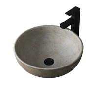 Lavabo Lavabo de encimera for exterior, balcón, baño interior, lavabo redondo for el hogar Lavamanos