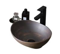 Lavabo Lavabo de encimera vintage, for exterior e interior, for patio y baño, cerámica Lavamanos