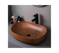 Lavabo Lavabo de pedestal vintage cerámica grande for baño interior y exterior con accesorios for patio Lavamanos