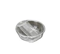 Lavabo Multiusos Thiened Large Size Plastic Laundry Tub with Waing Board Inteated Design Home Use Multi-Function Buet(Color4)