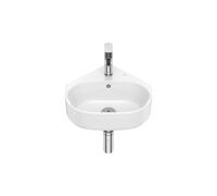 Lavabo Mural Angular Porcelana 5 Cm The Gap 40x44x16 cm Blanco Roca