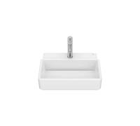 Lavabo Mural Compacto Rectangular Porcelana 45x36x15cm Blanco Roca