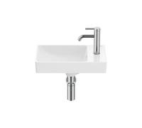 Lavabo Mural de Fineceramic de Brillante Ona 45cm Blanco Roca