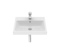 Lavabo Mural Rectangular Porcelana The Gap 55x46x17cm Blanco Roca