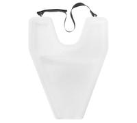 Lavabo para Champú Portátil de Plástico Blanco, Bandeja Ergonómica | Diseño Inclinado, Apoyo Corrugado Cuello, Ligera y Estable, Dirige el Agua al Lavabo Estilo Aleatorio