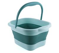 Lavabo para inmersión de pies - Bañera Spa Para, Pies | Bañera De Buceo De Pies Con Rodillos Masajeadores Y Manija, Pedernal Plegable Para Viajes Al Aire Libre En Spa Doméstica, Ayuda