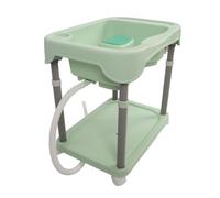 Lavabo para Lavar el Cabello, Cuenco Portátil Ajustable en con Experiencia Cómoda, Resistente y Reutilizable, Fácil de Limpiar, para Mujeres Embarazadas, Ancianos Postrados en